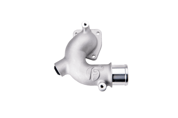 Fleece Performance Replacement Thermostat Housing with Auxiliary Port RAM with 5.9L and 6.7L Cummins - FPE-CUMM-TH-1318