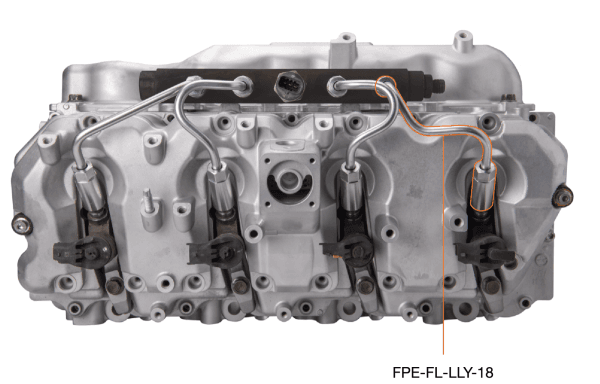 Fleece Performance LLY Duramax High Pressure Injection Line (Number 1 and Number 8) - FPE-FL-LLY-18 thumbnail 2