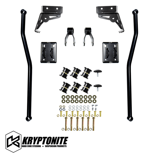 KRYPTONITE DEATH GRIP FULL FLOATING TRACTION BAR KIT GM HD 2001-2010
