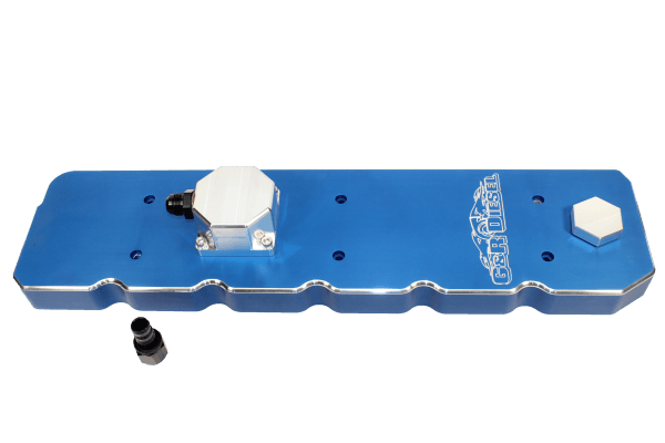 G&R Diesel RAM 5.9 Cummins Valve Cover Billet Aluminum Blue For 06-07 Dodge RAM 2500/3500 - GRD59CM3009A-Blue