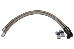 G&R Diesel Dodge RAM Tappet Cover Hose Kit Braided Stainless For 89-02 Dodge RAM 2500/3500 - GRD59CM3003