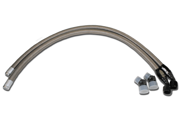 G&R Diesel Dodge RAM Tappet Cover Hose Kit Braided Stainless For 89-02 Dodge RAM 2500/3500 - GRD59CM3003