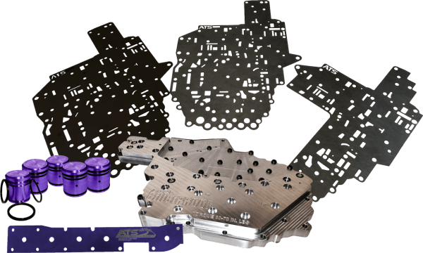 ATS Diesel ATS 68Rfe Billet Channel Plate Kit Fits 2019+ 6.7L Cummins - 303-007-2464