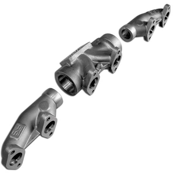 ATS PULSE FLOW EXHAUST MANIFOLD KIT FITS 1994-EARLY 1998 5.9L CUMMINS 3-PC T3 thumbnail 5