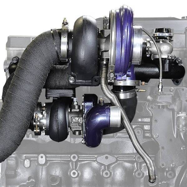 ATS Diesel ATS Aurora 4000/7500 Compound Turbo System Fits 2003-2007 5.9L Cummins - 202-A47-2272 thumbnail 2