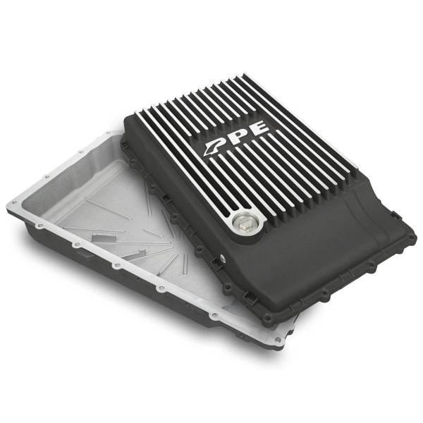 PPE Power 10R80 Shallow Transmission Pan - Ford 2017-2025 - Brushed - 328053210