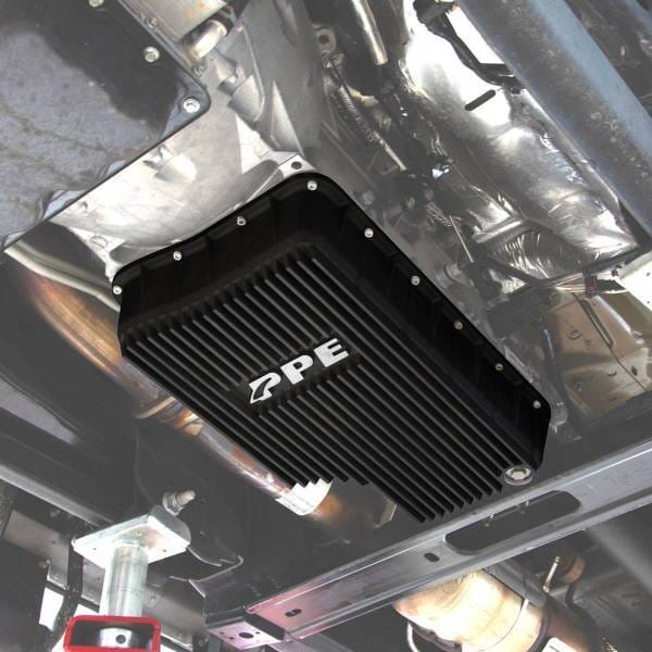 PPE Power 6R140 Transmission Pan - Ford 6.7L Powerstroke 2011-2019 - Black - 328052020 thumbnail 2