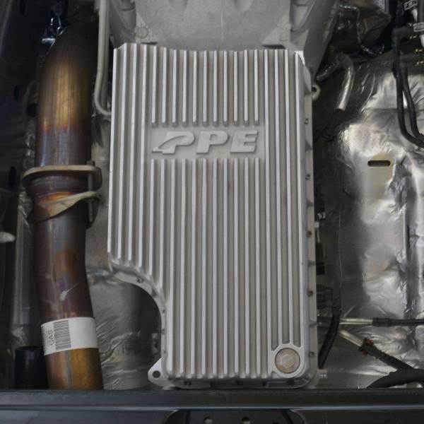 PPE Power 6R140 Transmission Pan - Ford 6.7L Powerstroke 2011-2019 - Raw - 328052000 thumbnail 2