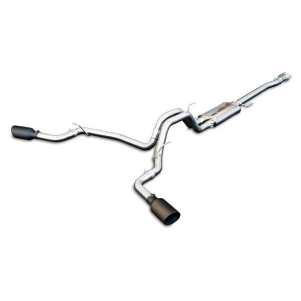 PPE Power Exhaust CAT-Back - Ford F150 2015-2020 - Polished Tube Black Tips - 317043020