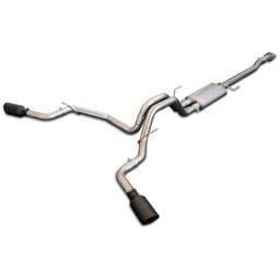 PPE Power Exhaust CAT-Back - Ford F150 2015-2020 - Raw Tube Black Tips - 317040020