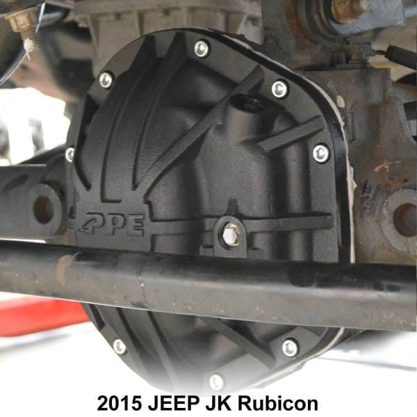 PPE Power Differential Cover Rear - Dana 44 - Jeep Wrangler (JK) 2007-2018 - Cast Nodular Iron - Black - 238053120 thumbnail 6