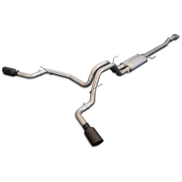 PPE Power Exhaust System Cat-Back - Ford F150 2009-2014 - Raw Tube Black Tips - 317030020 thumbnail 4