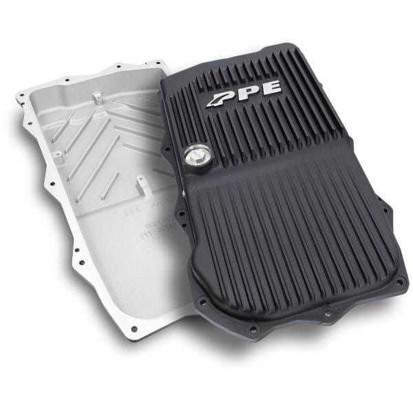 PPE Power 850RE Transmission Pan - Heavy-Duty Cast Aluminum - Jeep 2.0/3.0L JL/JT Wrangler 2018-2025 - Black - 228153420