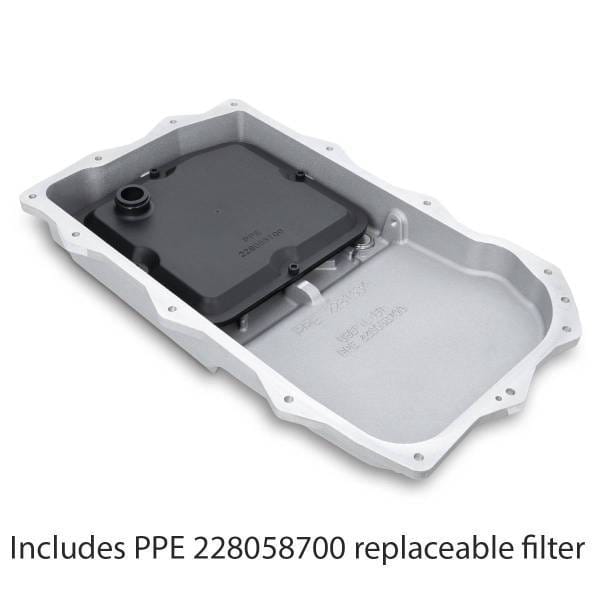 PPE Power 850RE Transmission Pan - Heavy-Duty Cast Aluminum - Jeep 2.0L/3.0L JL/JT Wrangler 2018-2025 - Raw - 228153400 thumbnail 3