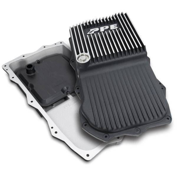 PPE Power 850RE Transmission Pan -  Heavy-Duty Cast Aluminum -Jeep Wrangler JL/JT - Brushed - 228153010