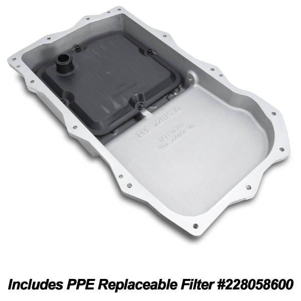 PPE Power 850RE Transmission Pan -  Heavy-Duty Cast Aluminum -Jeep Wrangler JL/JT - Brushed - 228153010 thumbnail 2