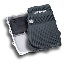 PPE Power 850RE Transmission Pan - Heavy-Duty Cast Aluminum - Jeep 3.6L Gas JL/JT Wrangler 2018-2025 - Black - 228153520