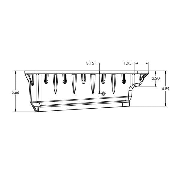 PPE Power Aisin AS69RC - Deep Transmission Pan - RAM 3500 2013-2024 - Brushed - 228053210 thumbnail 2