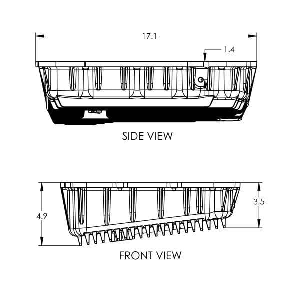 PPE Power Transmission Pan - 68RFE Flat Bottom 2007.5-2024 - Brushed - 228052110 thumbnail 2