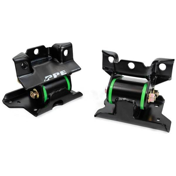 PPE Power Engine Mount Kit - 50 Hardness Green - GM 6.6L Duramax 2500/3500 HD 2001-2010 - 168030150
