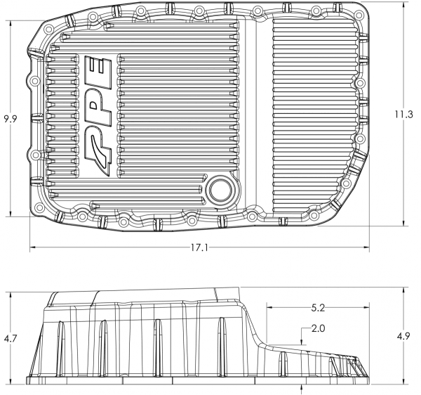 PPE Power 6L80 Deep Pan GM Pickup SUV 2007-2020 - Brushed - 128051610 thumbnail 7