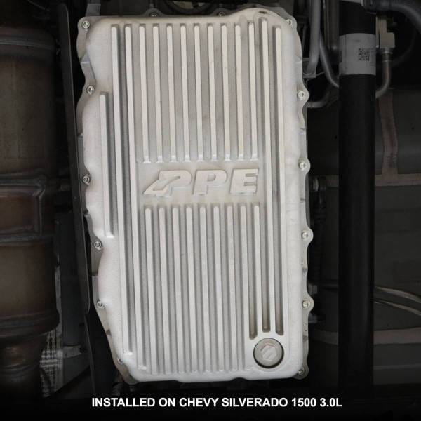 PPE Power 10L80 Deep Transmission Pan - GM 1500 3.0L Duramax 2020-2025 - Raw - 128051100 thumbnail 2