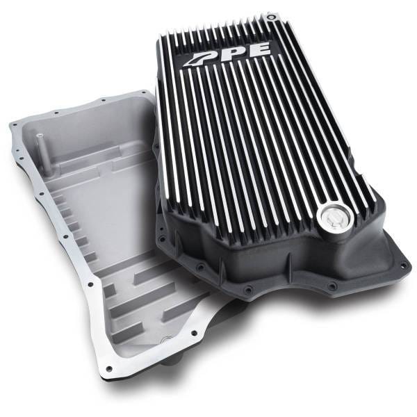 PPE Power 10L1000 Deep Transmission Pan - GM 6.6L Duramax Allison L5P 2020-2025 - Brushed - 128051410