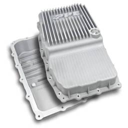 PPE Power 10L80 Deep Transmission Pan - GM 1500 V8 Gas 2019-2025 / SUV V8 Gas 2021-2025 - Brushed - 128051310