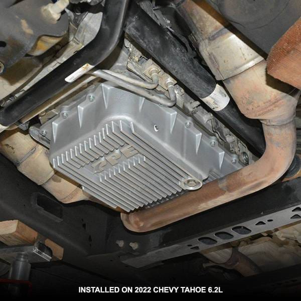 PPE Power 10L80 Deep Transmission Pan - GM 1500 V8 Gas 2019-2025 / SUV V8 Gas 2021-2025 - Raw - 128051300 thumbnail 2