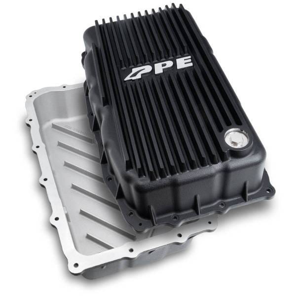 PPE Power 10L80 Deep Transmission Pan - GM 1500 3.0L Duramax 2020-2025 - Black - 128051120