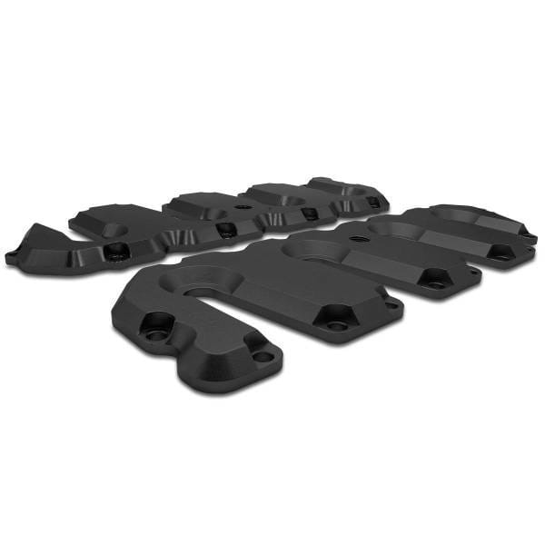 PPE Power Valve Cover Kit - Black Matte no Pillars - GM 6.6L Duramax 2004.5-2010 - 118021418