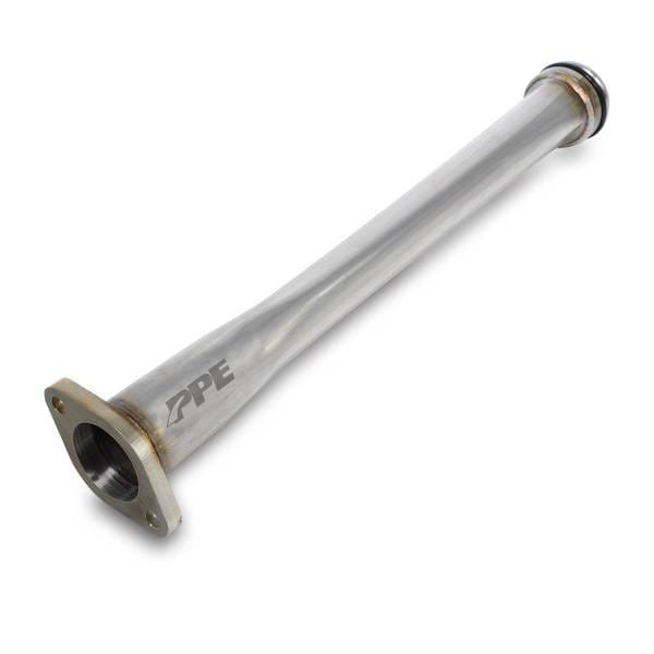 PPE Power Coolant Tube (pump to oil cooler) - GM 6.6L Duramax 2001-2025 - 304SS Raw - 119030100