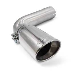 PPE Power Exhaust Tip SS 4" ID w/ 4" pipe 2020-2022 GM 6.6L Duramax - Polished - 117020200