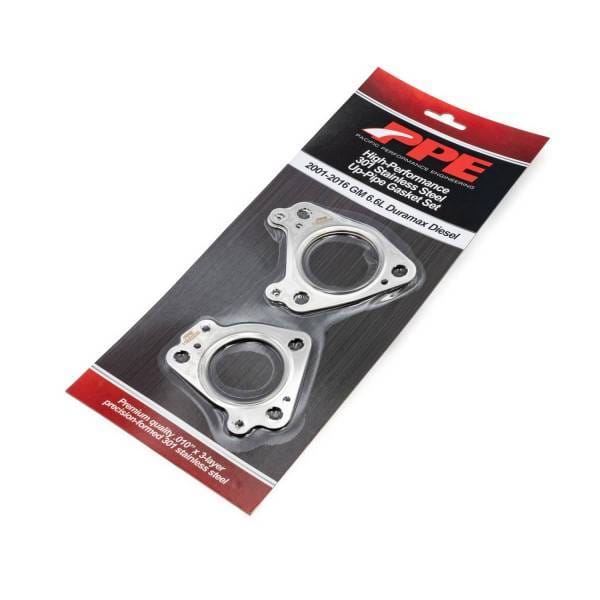 PPE Power High Flow Exhaust Manifolds and Up-Pipes Kit - 2007.5-2010 GM 6.6L LMM California Emissions - Black - 116111820 thumbnail 5