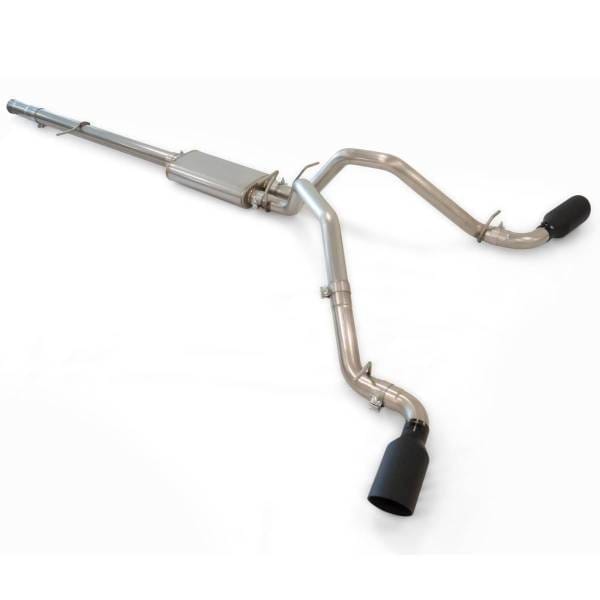PPE Power Exhaust System Cat-Back 2.5" w/tips Pol/Blk - GM 5.3L 2009-2013 - 117033020