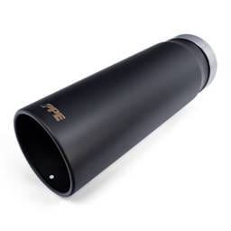 PPE Power Exhaust Tip Stainless - GM 6.6L Duramax 2015-2025 - Black - 117021520