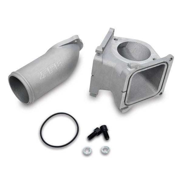 PPE Power Intake Bridge 3" 2pc Race 2006-2010 GM 6.6L Duramax - Red - 115053512 thumbnail 2