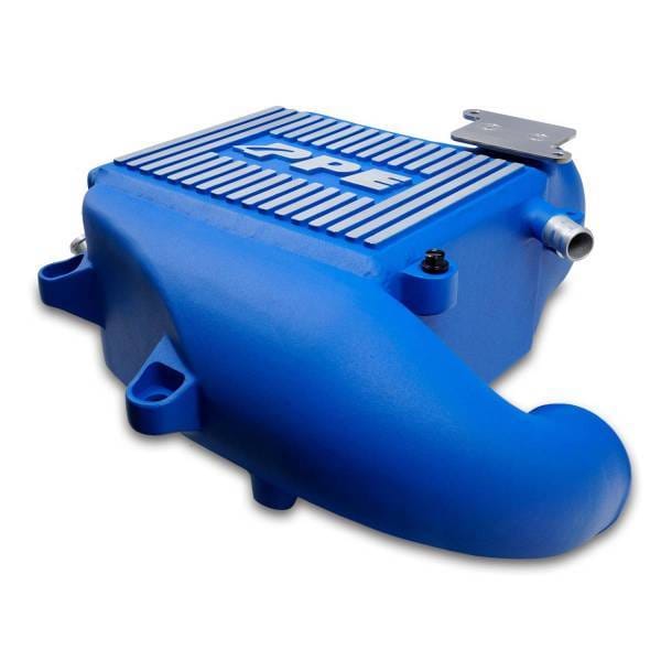 PPE Power Intercooler Kit - Air to Water - GM 3.0L Duramax 2020-2025 LM2 LZ0 - Blue / Brushed Fins - 115030022 thumbnail 2