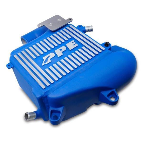 PPE Power Intercooler Kit - Air to Water - GM 3.0L Duramax 2020-2025 LM2 LZ0 - Blue / Brushed Fins - 115030022 thumbnail 3