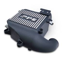 PPE Power Intercooler Kit - Air to Water - GM 3.0L Duramax 2020-2025 - Black / Brushed Fins - 115030010