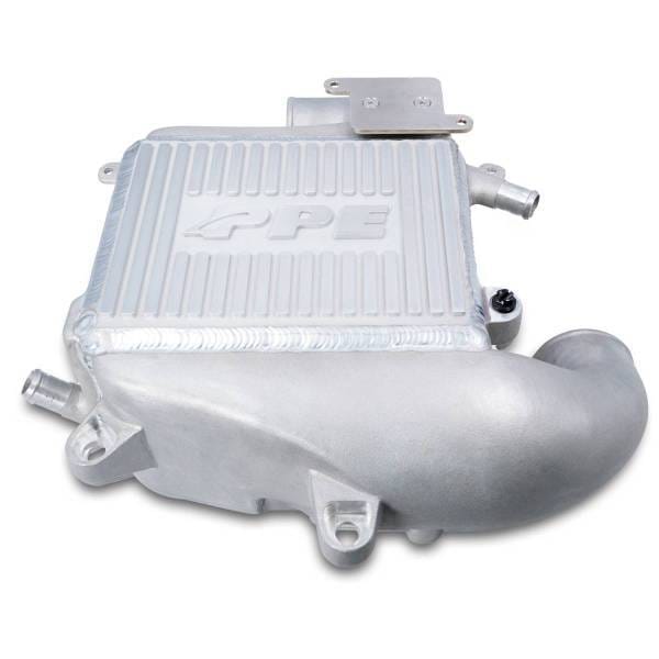 PPE Power Intercooler Kit - Air to Water - GM 3.0L Duramax 2020-2025 LM2 LZ0 - Raw / Brushed Fins - 115030000