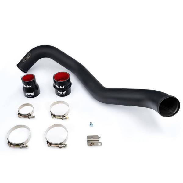 PPE Power Intercooler Charge Pipe Kit Hot Side - GM 6.6L Duramax 2004.5-2010 - Black - 115022020