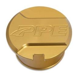 PPE Power Resonator Delete Plug - GM 6.6L Duramax 2017-2025 L5P - Gold - 115010424