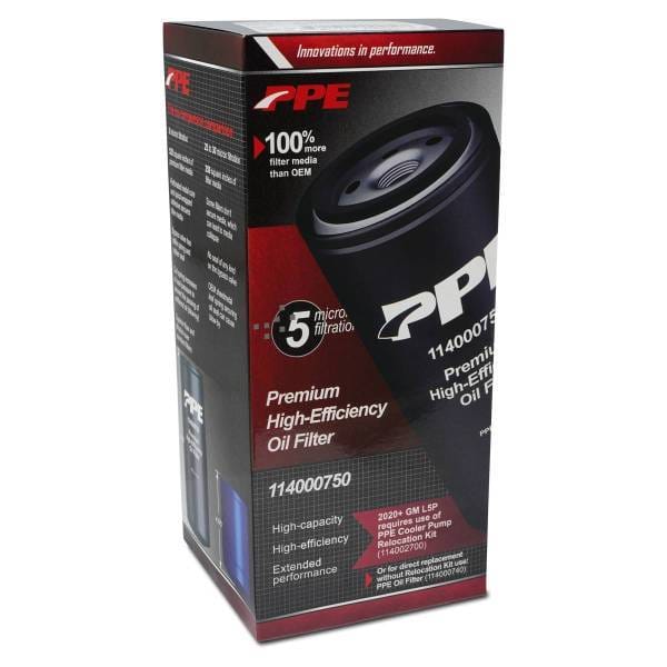 PPE Power Deep Engine Oil Filter - MicroPure XR 2020-2025 GM 6.6L L5P Replaces PF26 - 114000750 thumbnail 4
