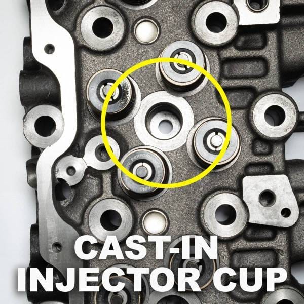 PPE Power Cylinder Head (One) Cast Iron - GM 6.6L Duramax 2001-2004 LB7 - 110100101 thumbnail 2