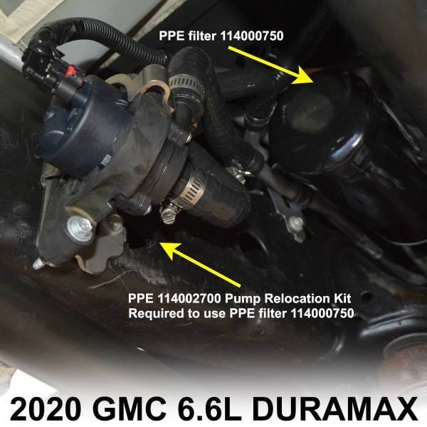 PPE Power Fuel Coolant Pump Relocation Kit - 114002700 thumbnail 2