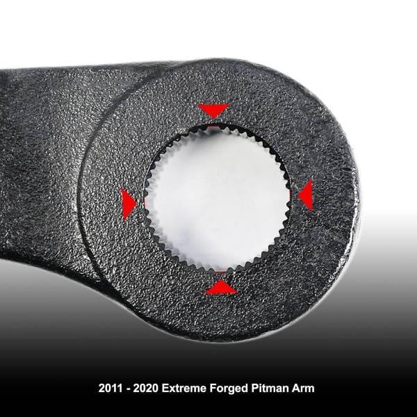 PPE Power Extreme-Duty Forged Pitman Arm 7/8" - GM 2500/3500 HD  2011-2025 - 158051100 thumbnail 4