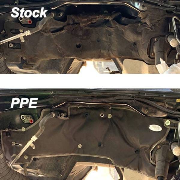 PPE Power Heat / Sound Insulator Firewall - 2001-2007 GM 6.6L Duramax - Black - 149000105