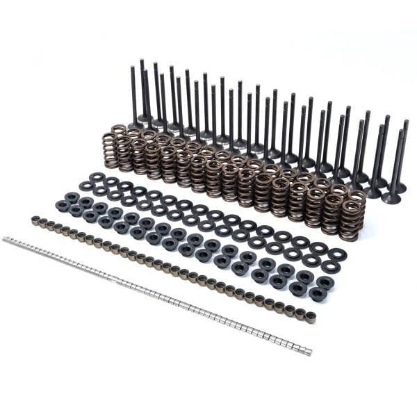 PPE Power Intake & Exhaust Valves and Conical Valve Springs (Beehive) Kit Complete - GM 6.6L Duramax 2001-2016 - 110090080 thumbnail 2