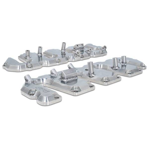 PPE Power Valve Cover Kit - Polished w/ Pillars - GM 6.6L Duramax 2004.5-2010 - 118021230